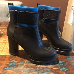 Winter/rain boots with heels